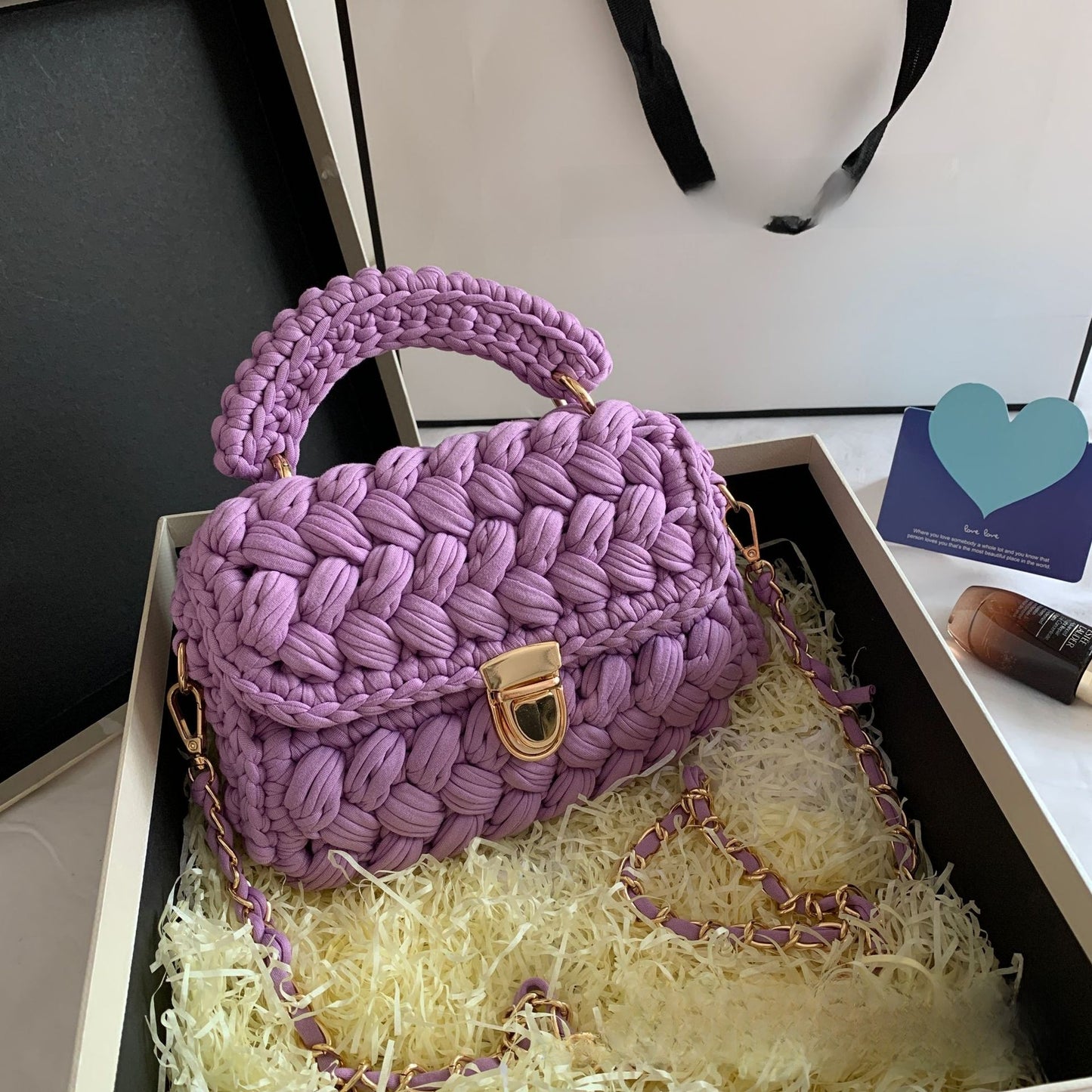Bolso de diseño trenzado