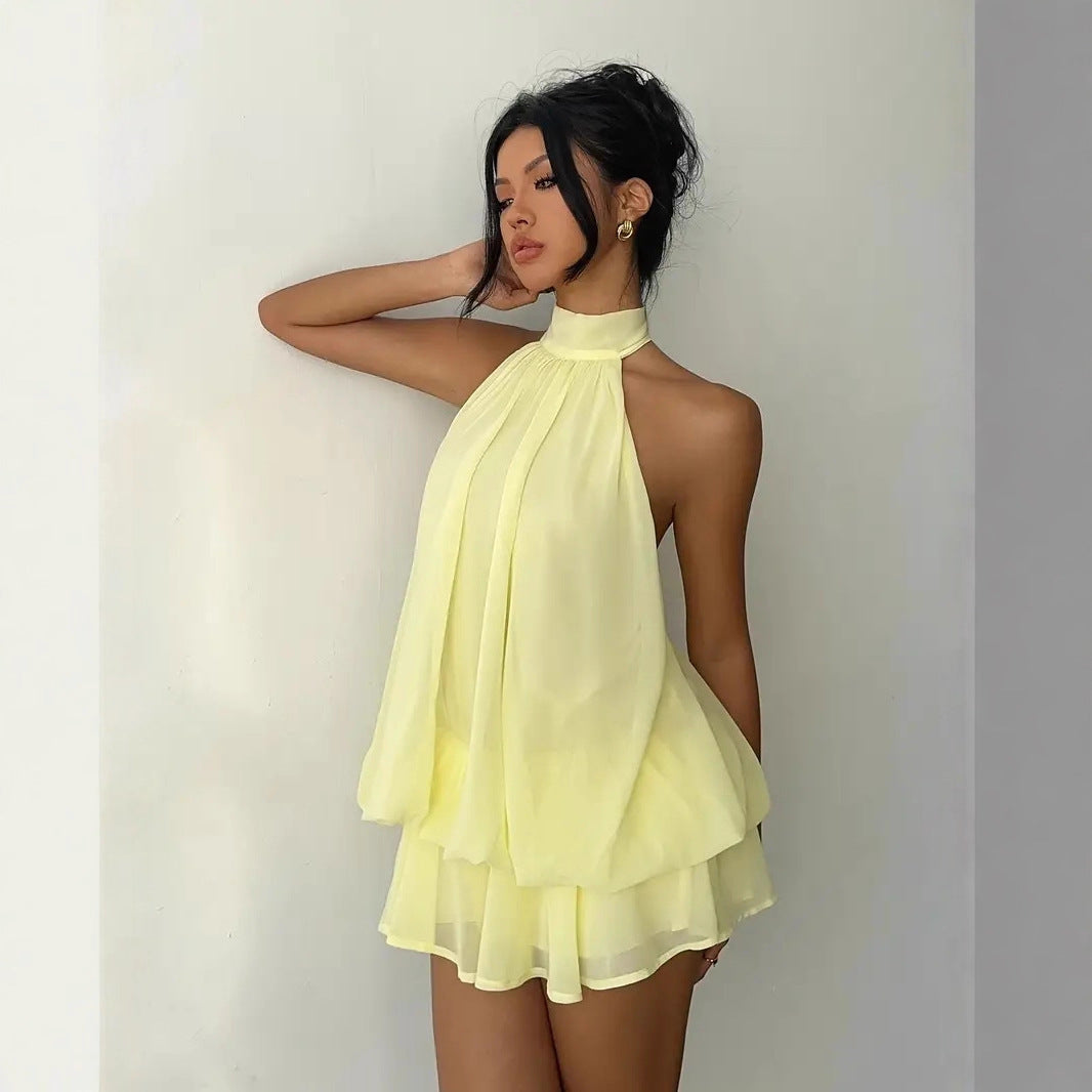 Vestido con falda Fleur