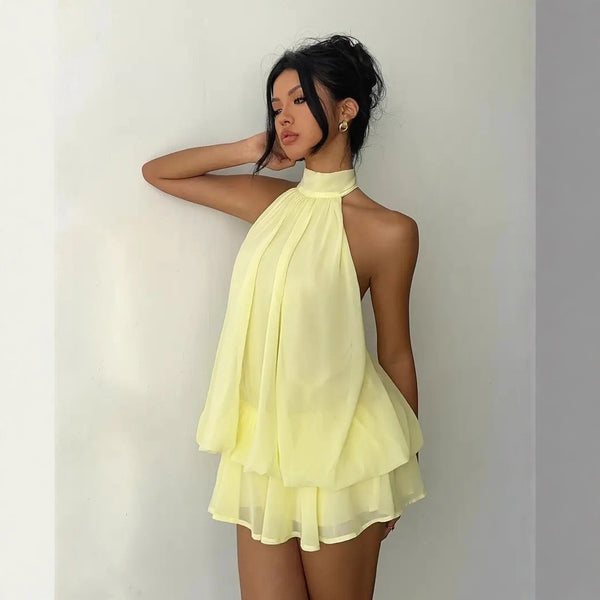 Vestido con falda Fleur
