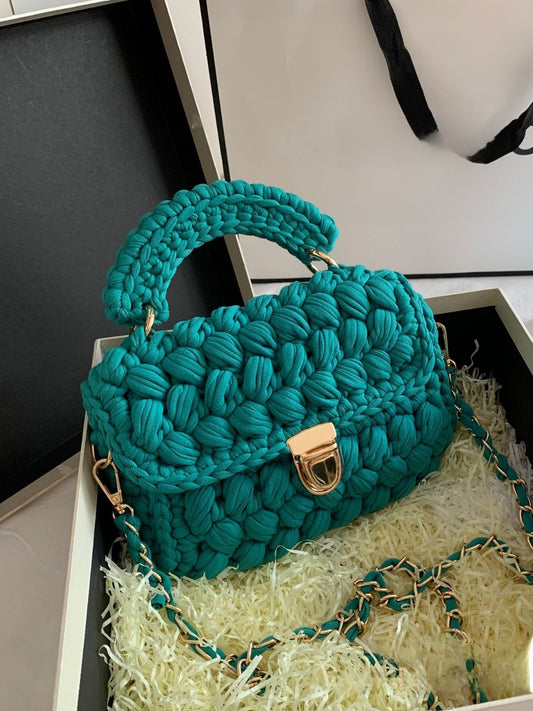 Bolso de diseño trenzado