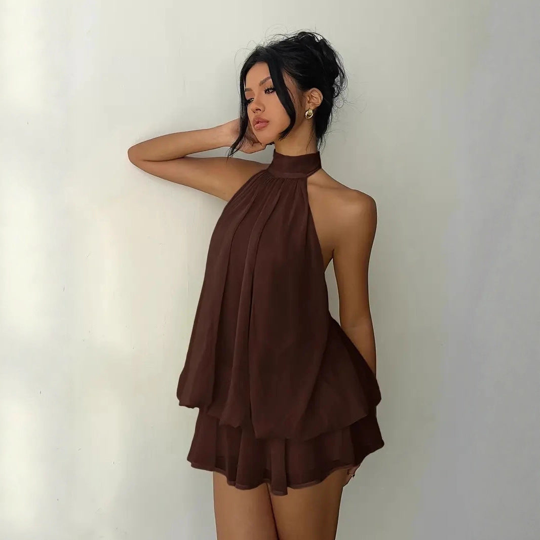 Vestido con falda Fleur