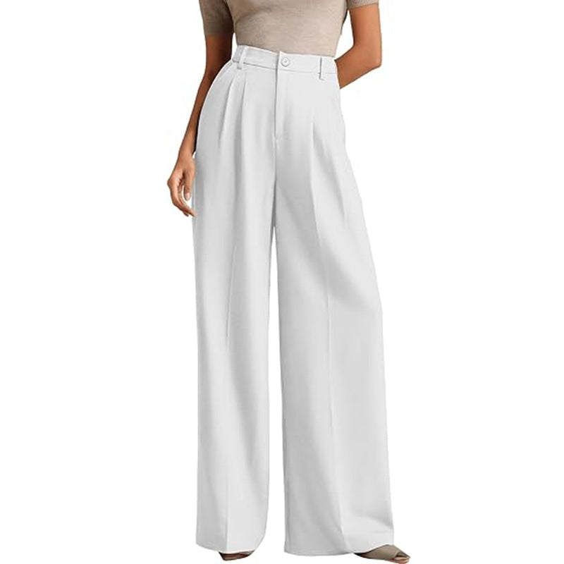 Pantalones de oficina tiro alto