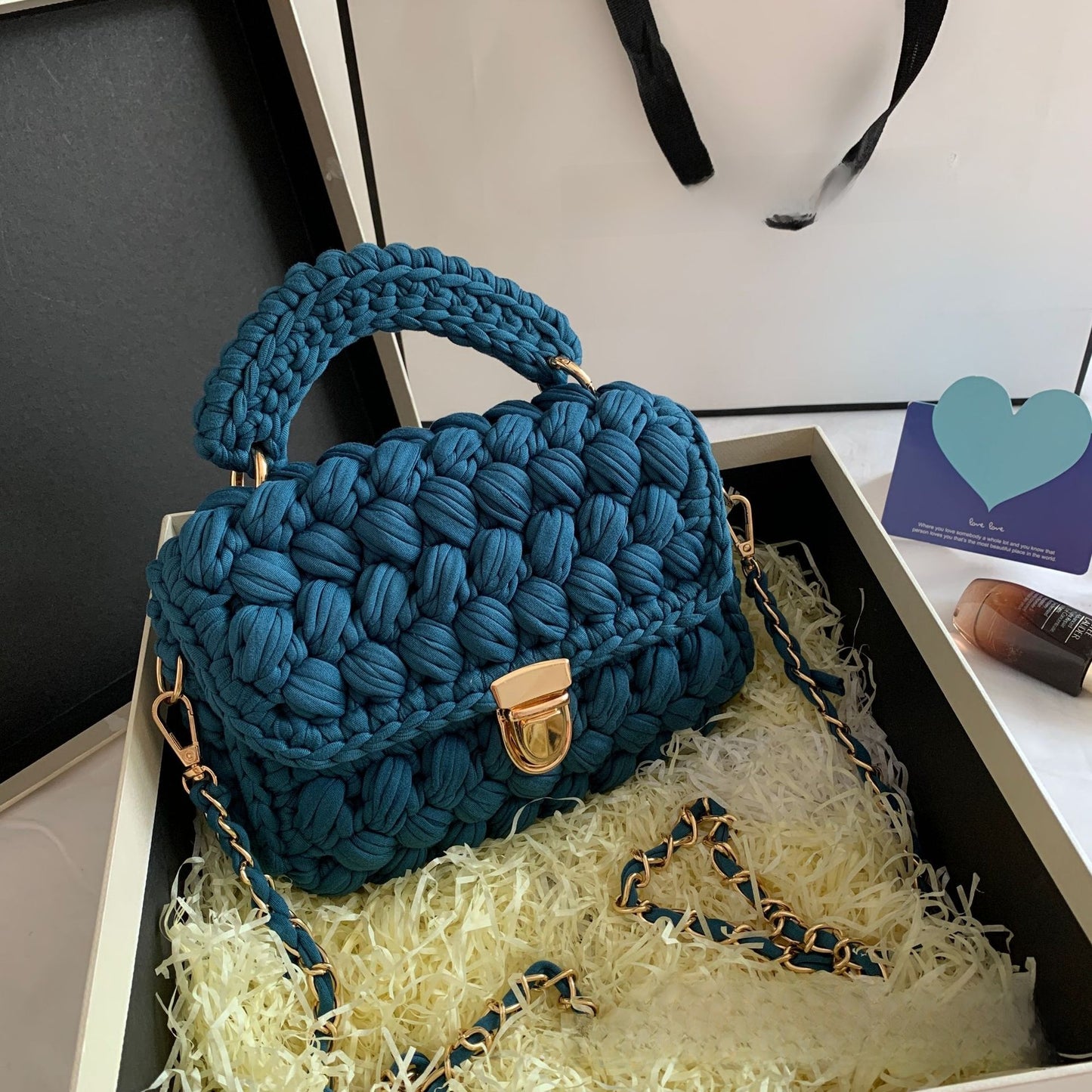 Bolso de diseño trenzado