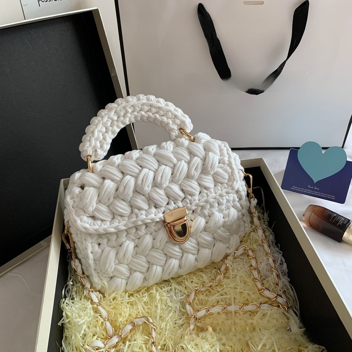 Bolso de diseño trenzado