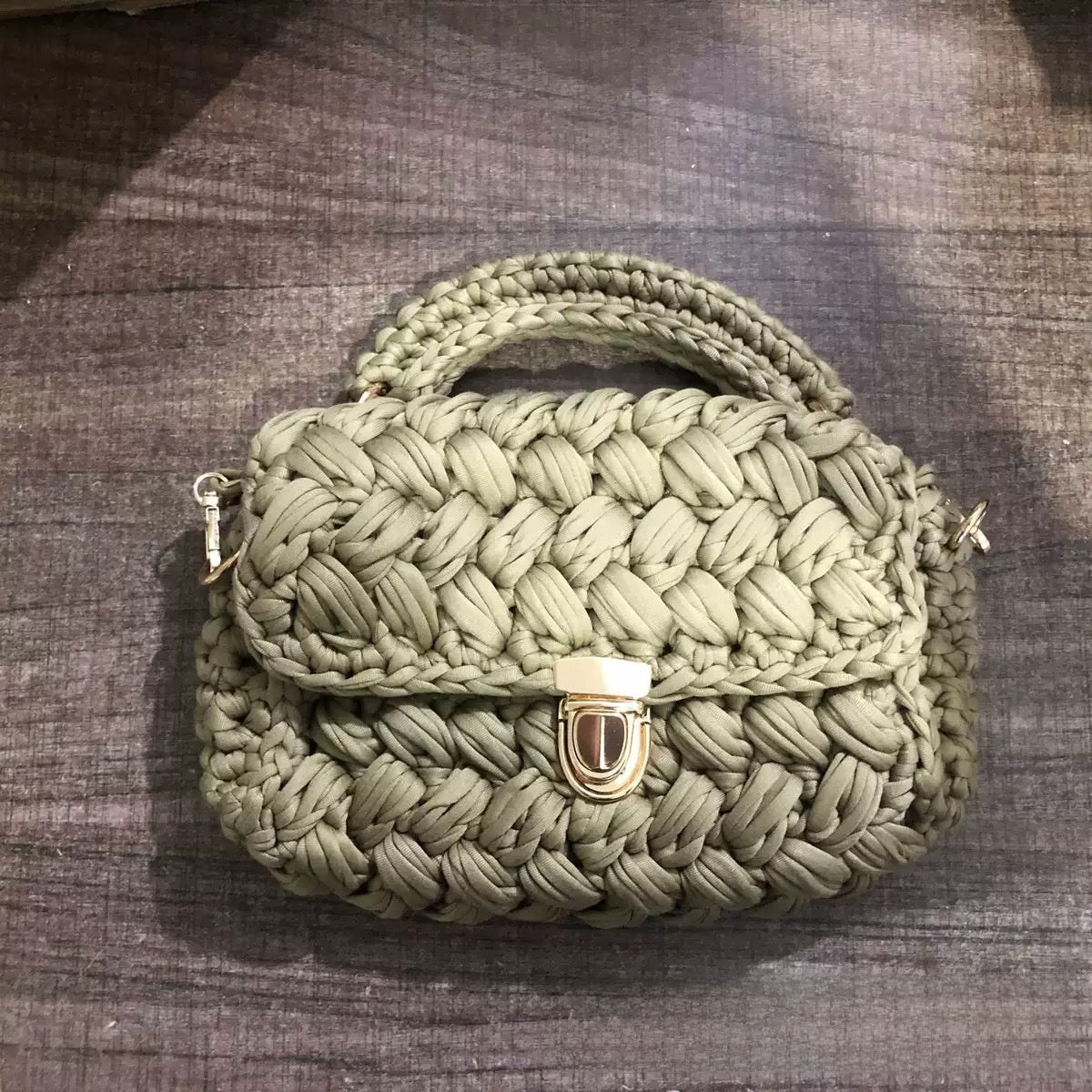Bolso de diseño trenzado