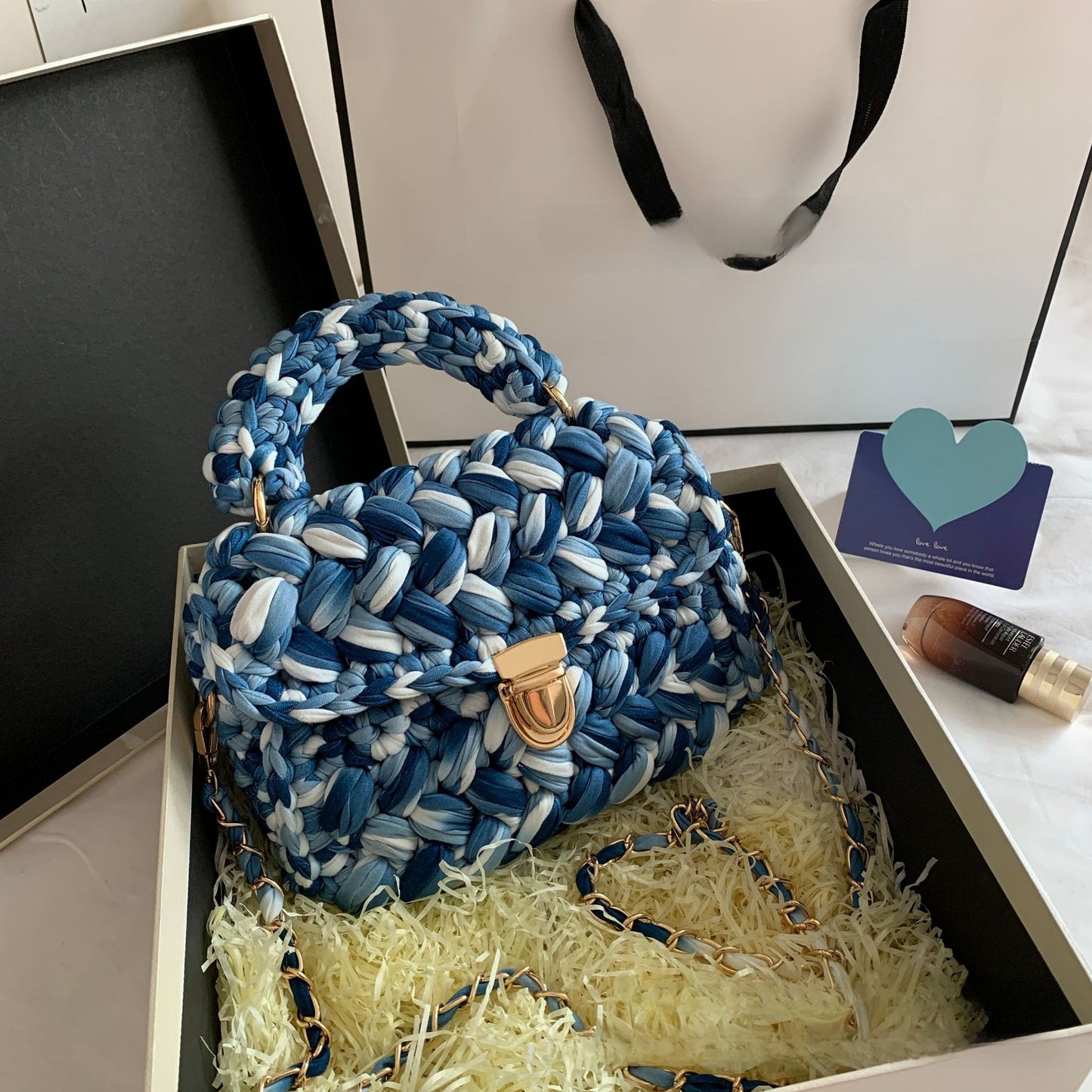 Bolso de diseño trenzado