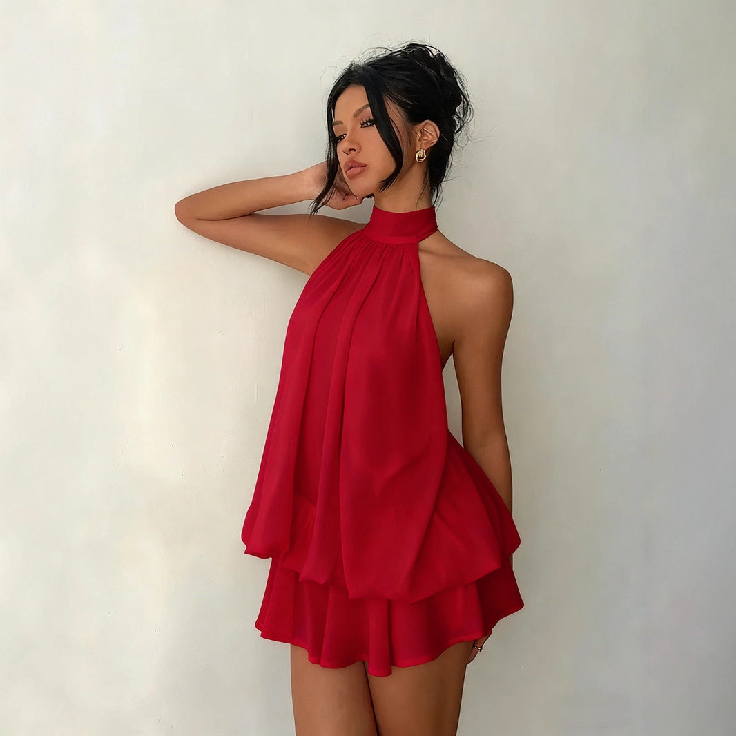 Vestido con falda Fleur