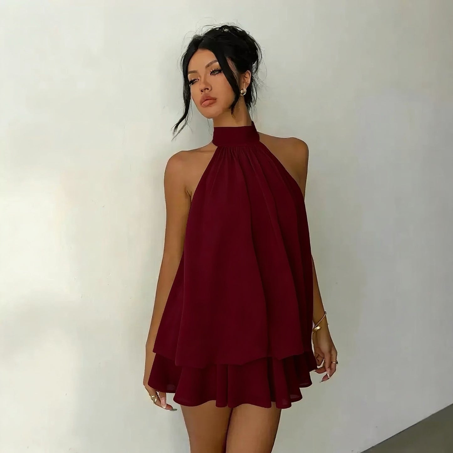 Vestido con falda Fleur