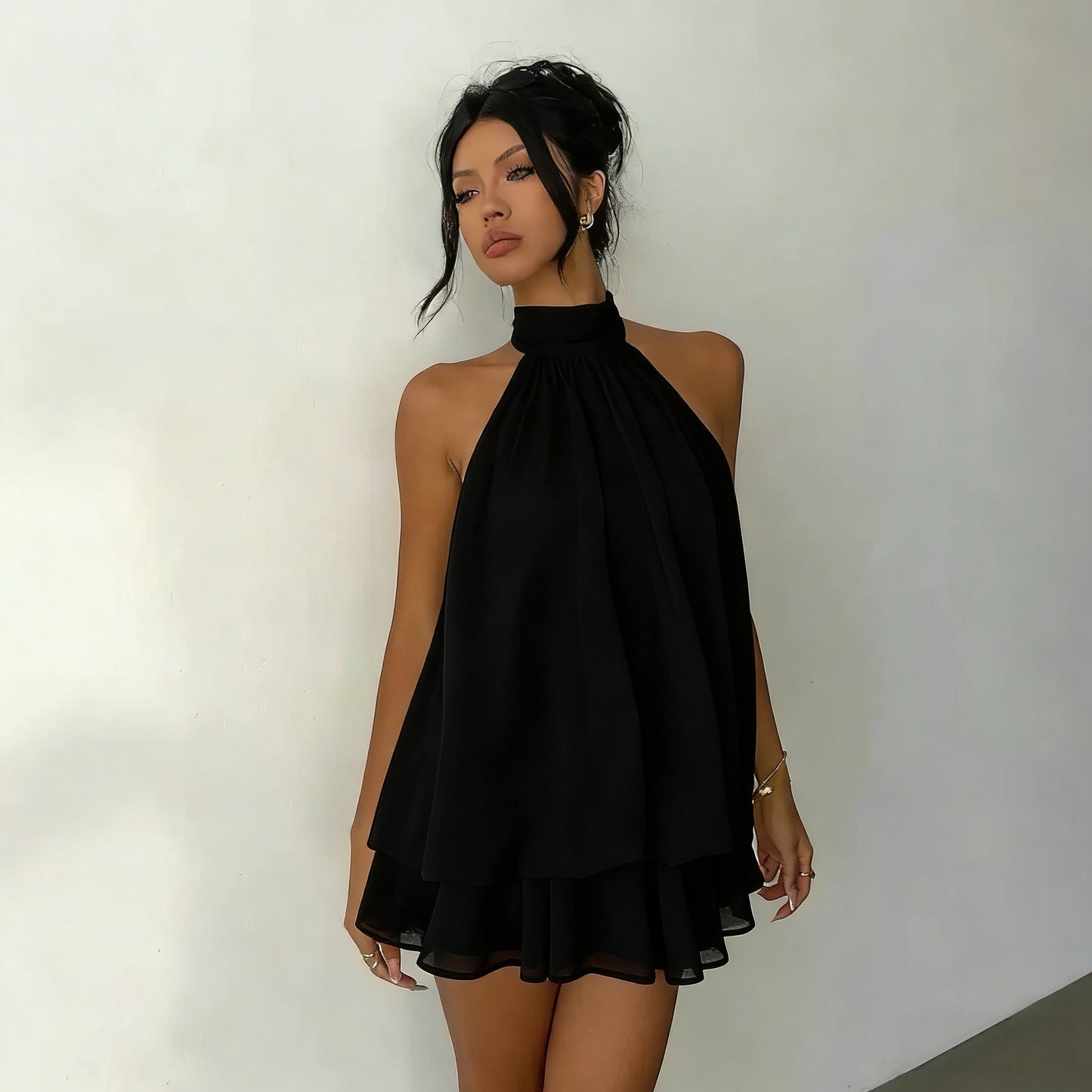 Vestido con falda Fleur