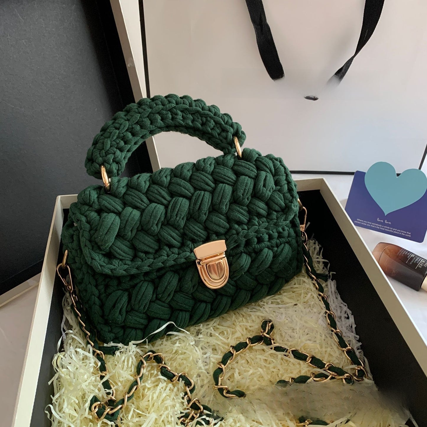 Bolso de diseño trenzado