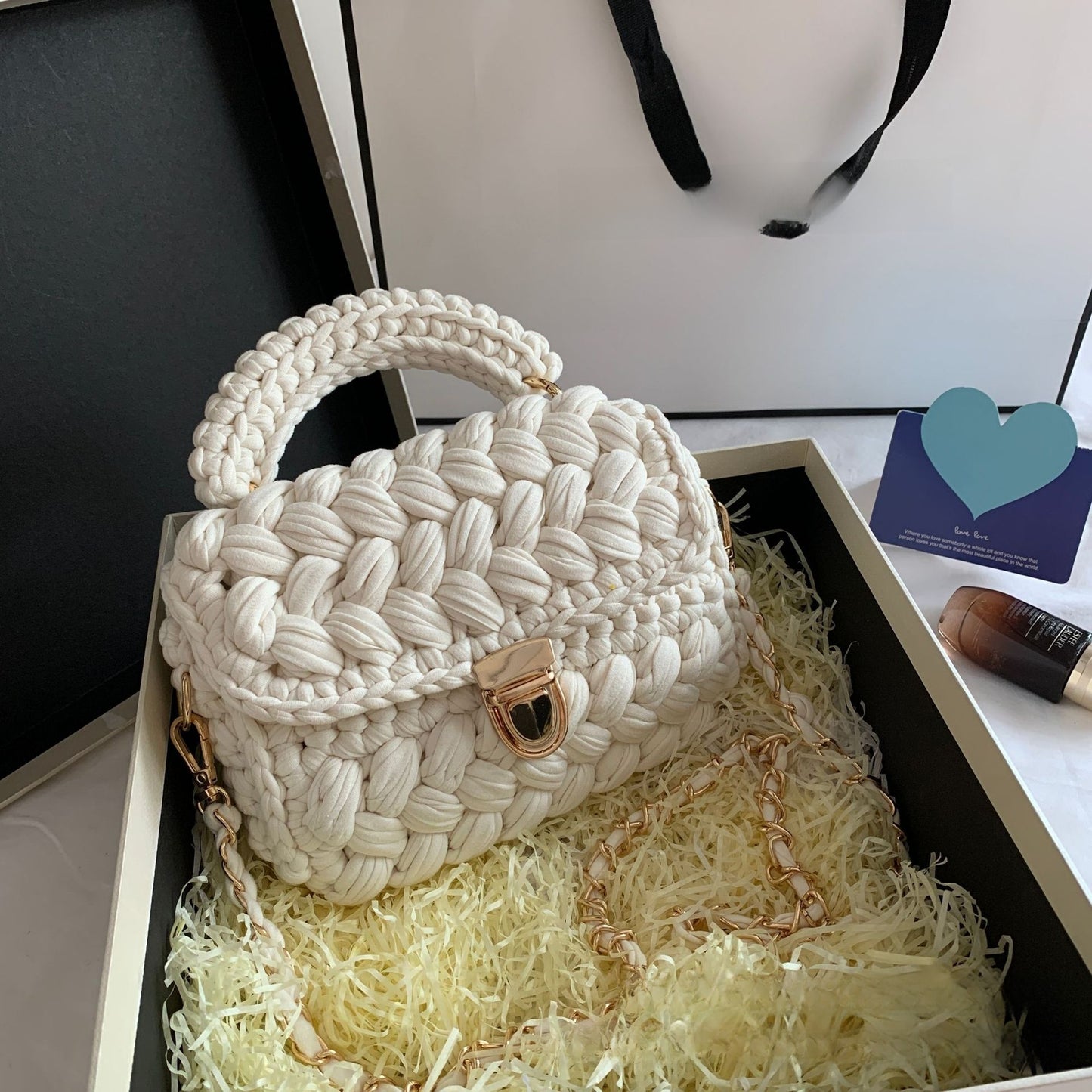 Bolso de diseño trenzado