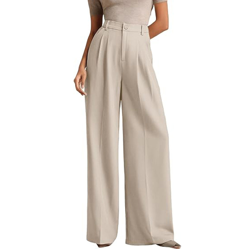 Pantalones de oficina tiro alto