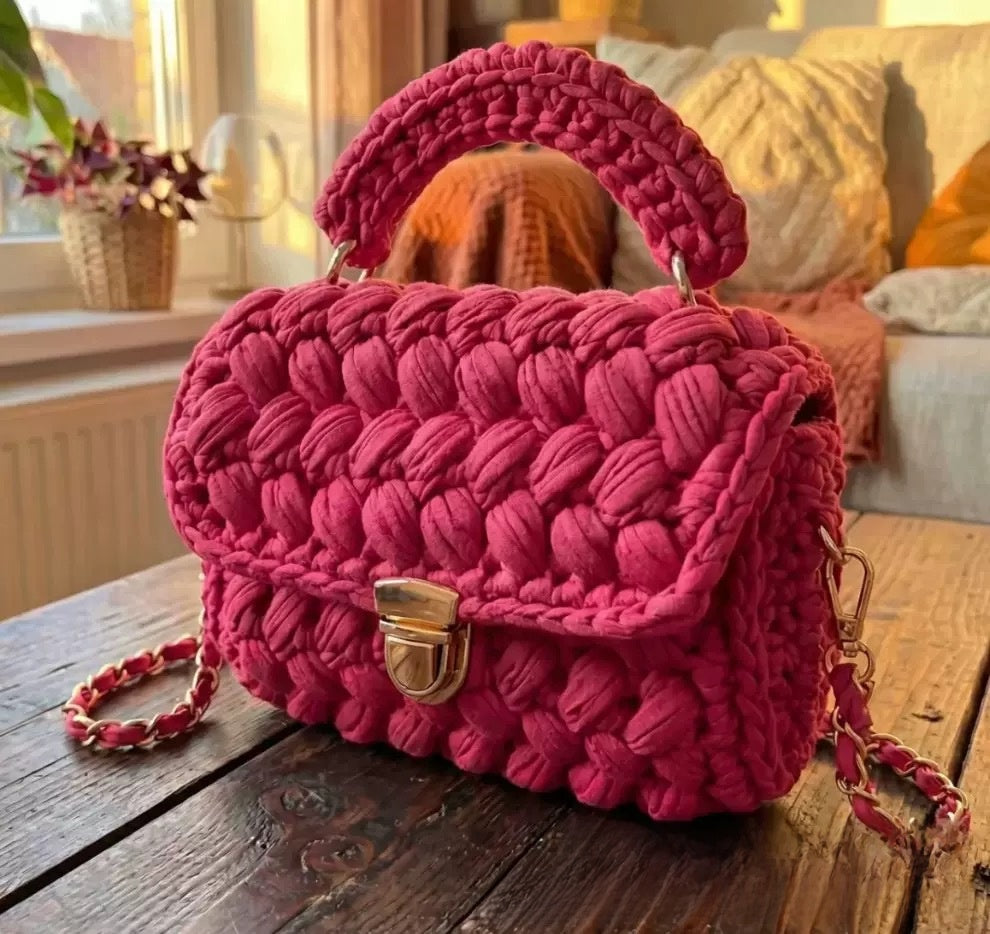 Bolso de diseño trenzado