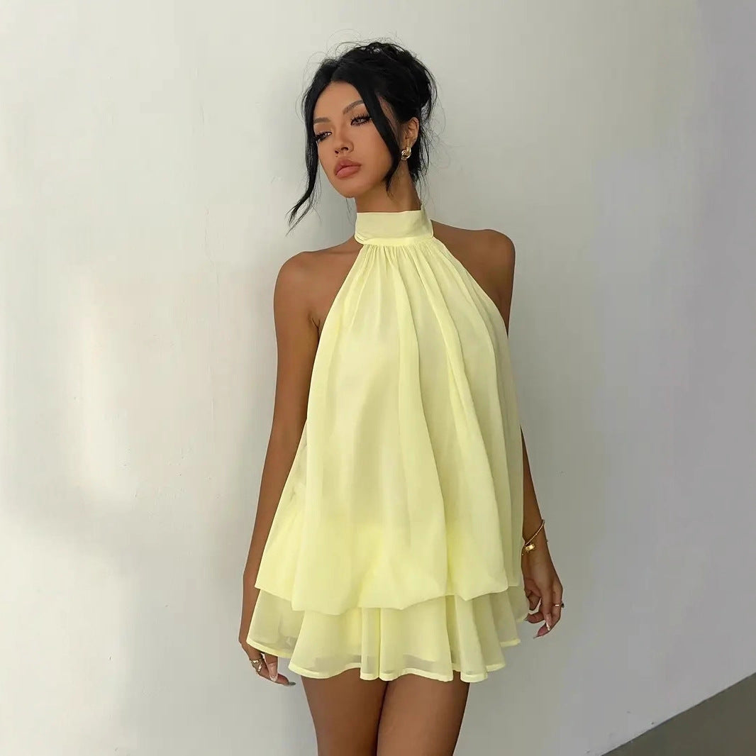 Vestido con falda Fleur
