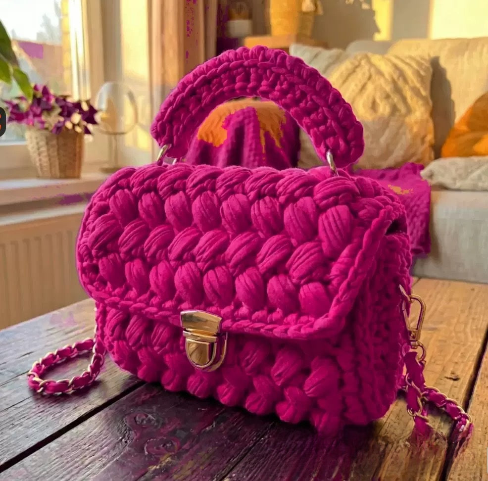 Bolso de diseño trenzado