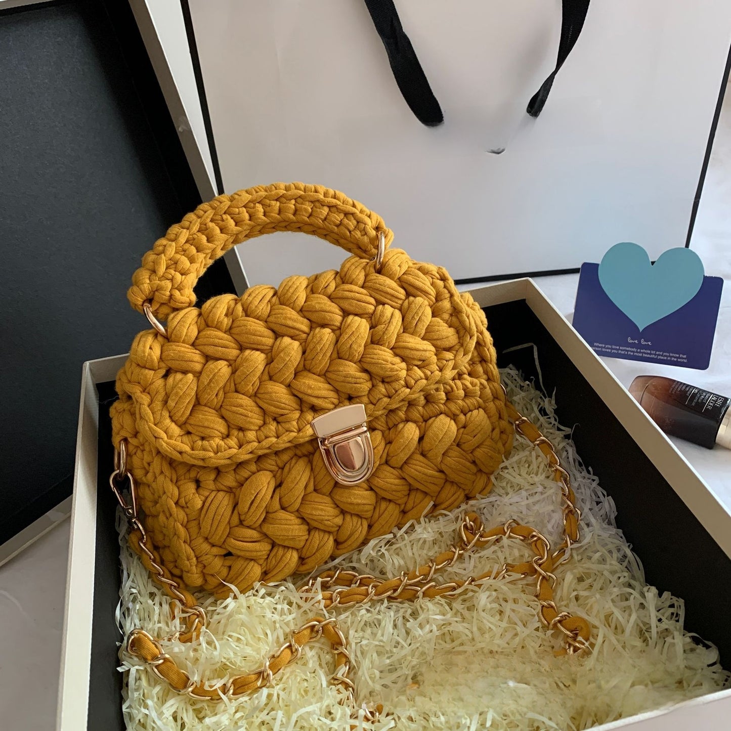 Bolso de diseño trenzado