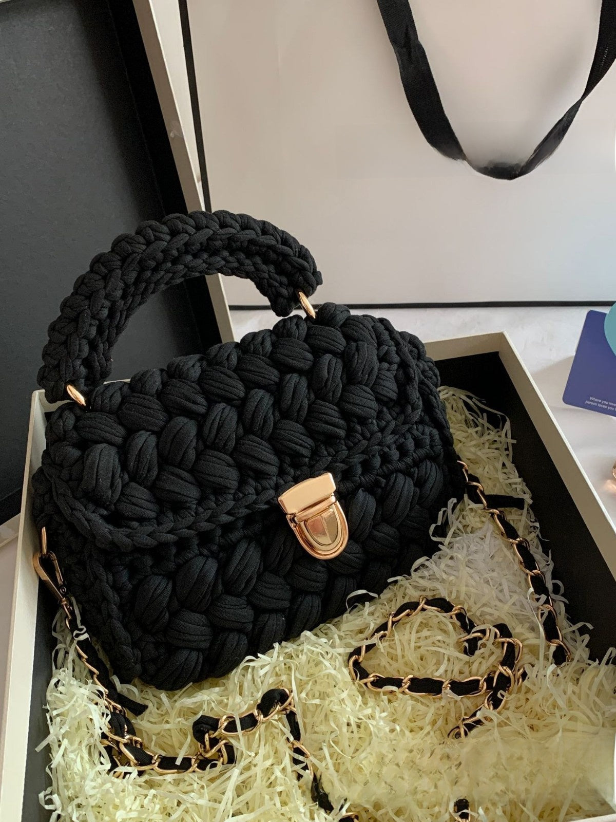 Bolso de diseño trenzado