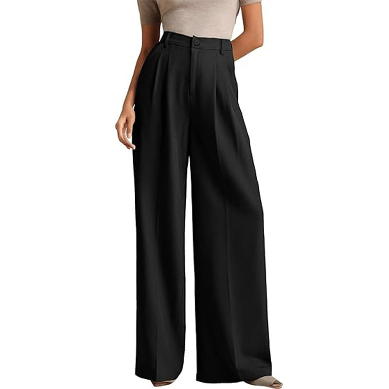 Pantalones de oficina tiro alto