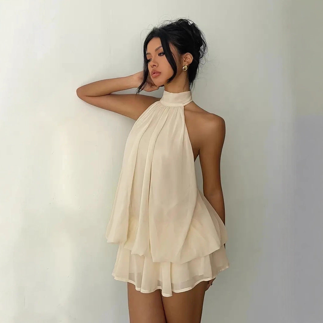 Vestido con falda Fleur