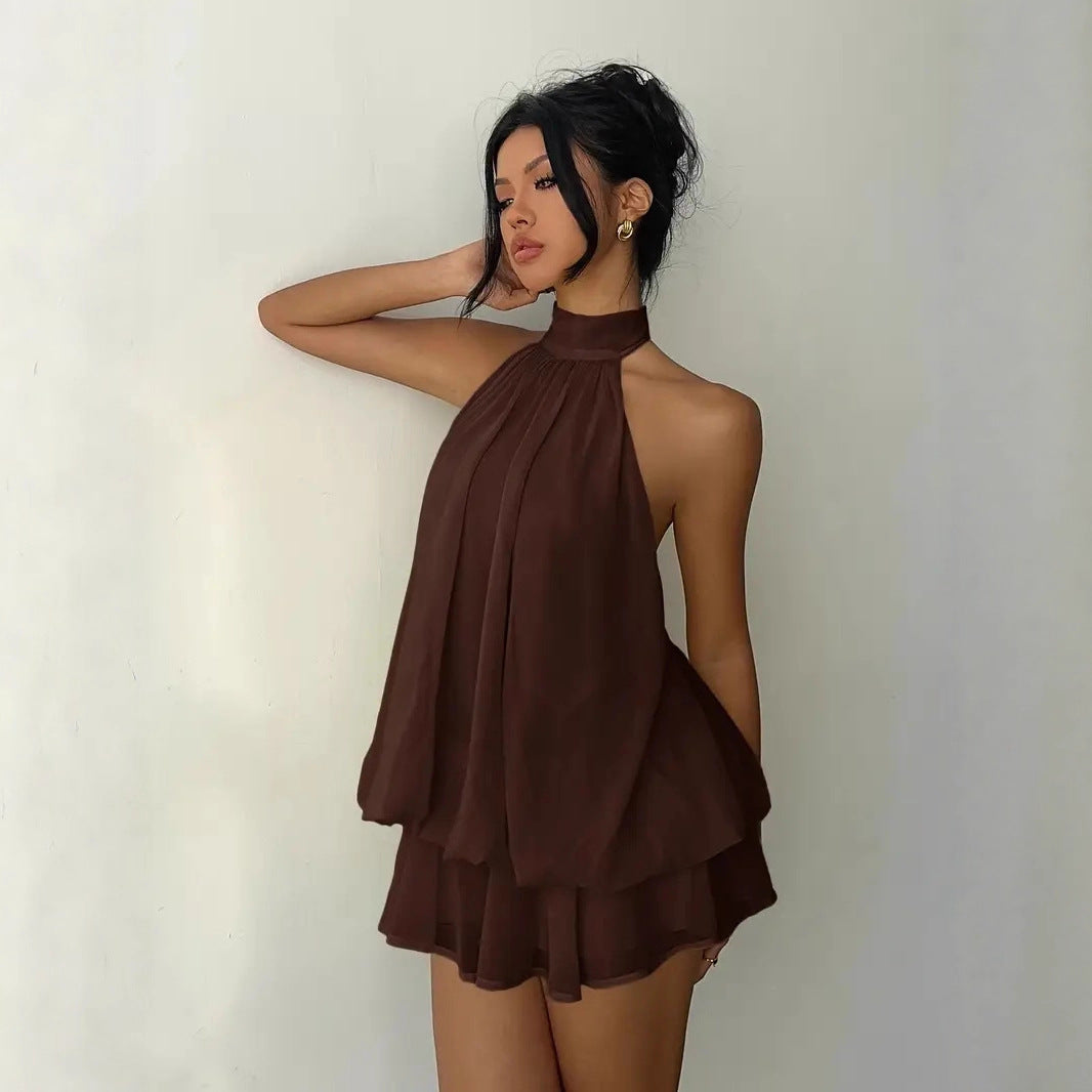 Vestido con falda Fleur