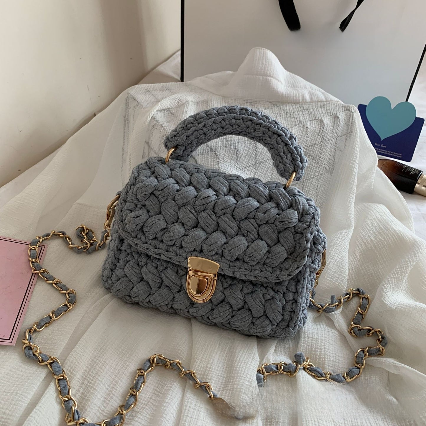 Bolso de diseño trenzado