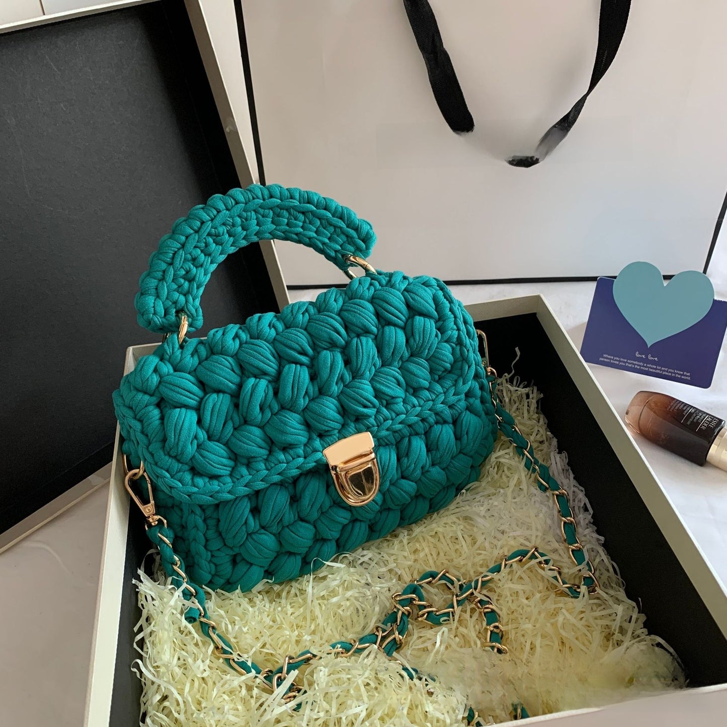 Bolso de diseño trenzado